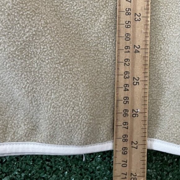 Goodfellow Sweater Shirt Top Beige Tan Pockets Size 2XL 1/4 Zipper NWT Men's - Picture 8 of 14